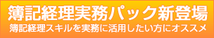 簿記経理実務パック新登場　簿記経理スキルを実務に活用したい方にオススメ